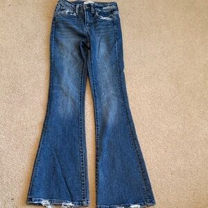 Flying Monkey Dark Blue Flare Jeans